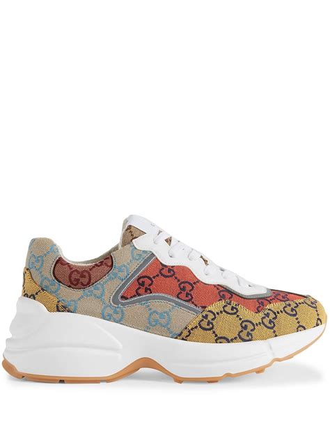 gucci sneakers donna rosso|farfetch gucci sneakers sale.